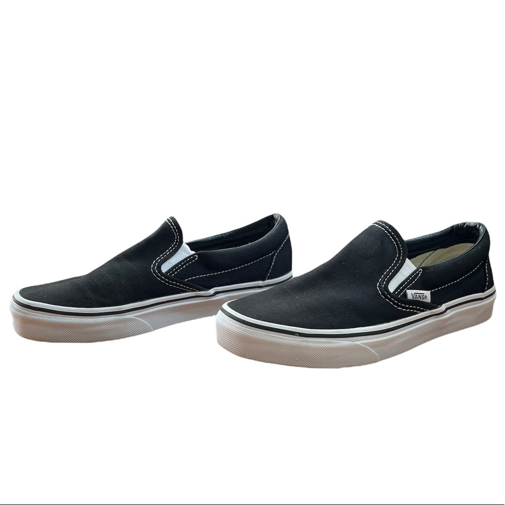 Black slip on VANS